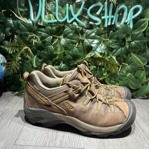 keen targhee II low mens size 11 shoes brown leather waterproof hiking
